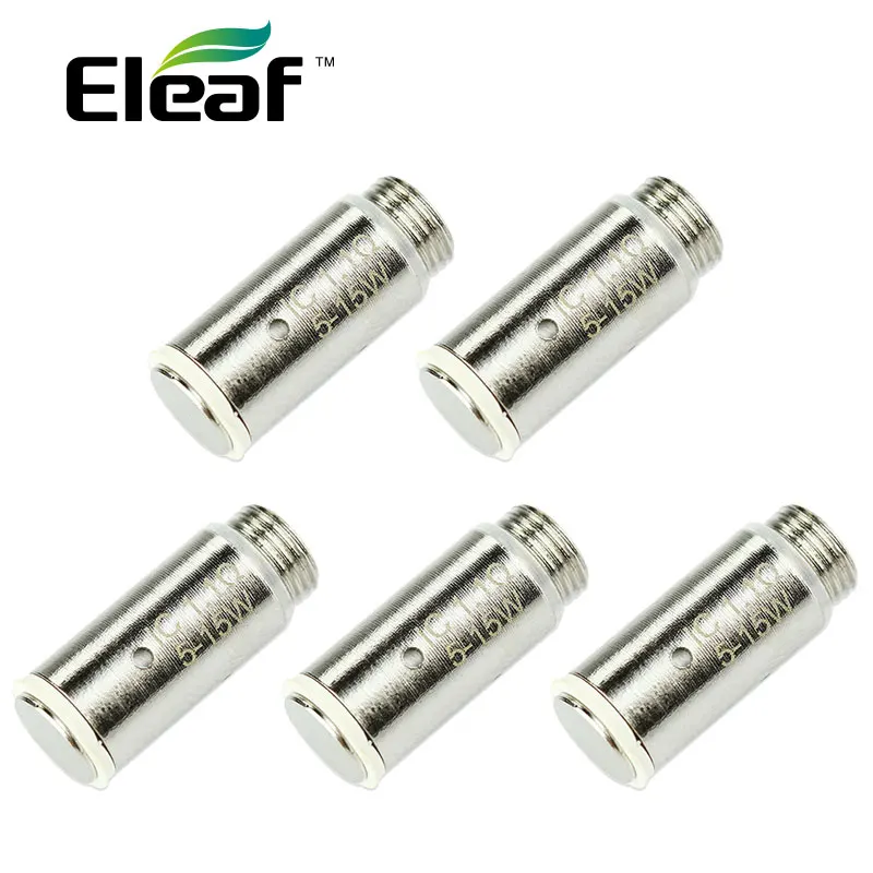 Оригинальный 5 шт. eleaf IC головы 1.3ohm/1.1ohm голову катушки 100% органический хлопок для eleaf Икар серии комплект хороший вкус электронной сигареты