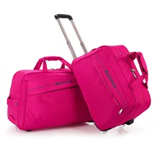 Новая сумка на колесах багаж сумки для путешествий на колесах металлическая ручная тележка сумка на колесиках для путешествий багаж для женщин и мужчин сумки для багажа и путешествий