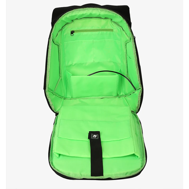 2017 Mochilas de Los Hombres Urbanos de Carga USB Portátil Mochila Minimalista Moda antirrobo Mochila Informal Mochila Impermeable Bolsa de Viaje