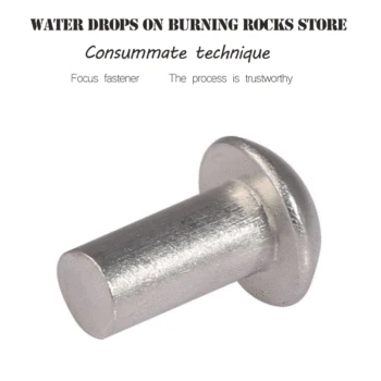 

Free shipping 200PCS M3*5/6/8/10/12/14/16/20 diameter 3mm Pan half round Head Aluminum Solid Rivet