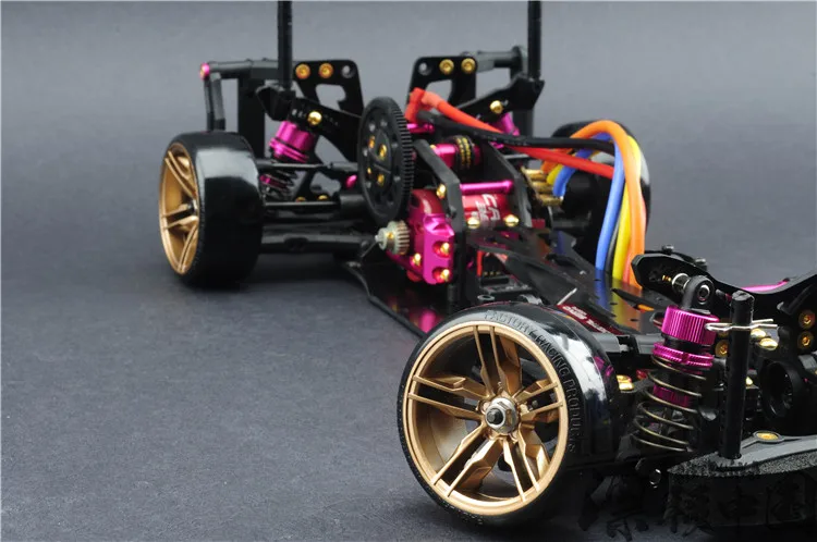 RC автомобильный комплект 3 RACING CS D4 4WD Drift Frame Pro Pack с бесплатной батареей