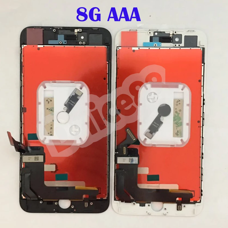 

Touch 100% working,good quality lcd for iphone 8G,including universal home button,white color,black color,8G display.