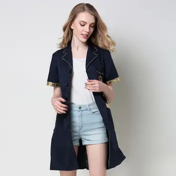 

Free Shipping Russia Cheap Fashion Doctor's Clothing Women & Men Pet Hospital Doctor Dress Korean Cosmetic Surgery Uniform Sales