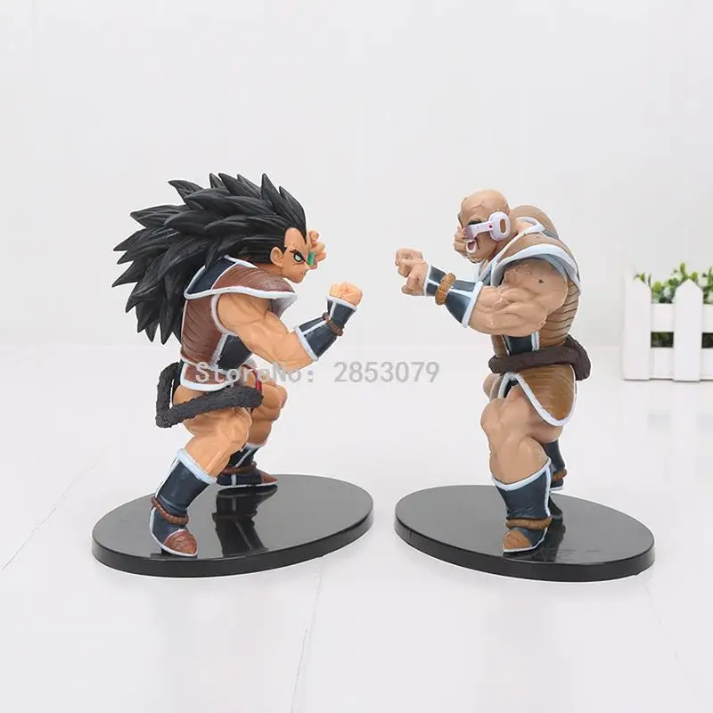 2 шт./компл. 18 см скульптуры Dragon Ball Z Super Saiyan Raditz № 21 наппа Dragon Ball ПВХ Фигурки Модель игрушки куклы