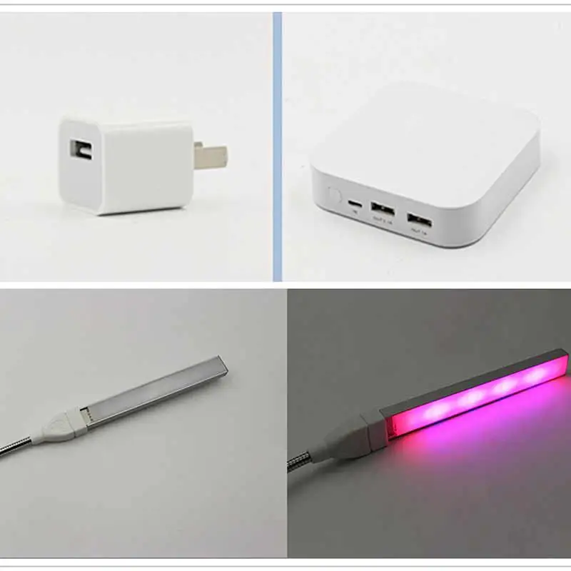 

AKDSteel 2.8W USB Plant Grow Light Full Spectrum Indoor Hydroponic Vegetable Cultivation Horticulture Industrial Seedling 14LED
