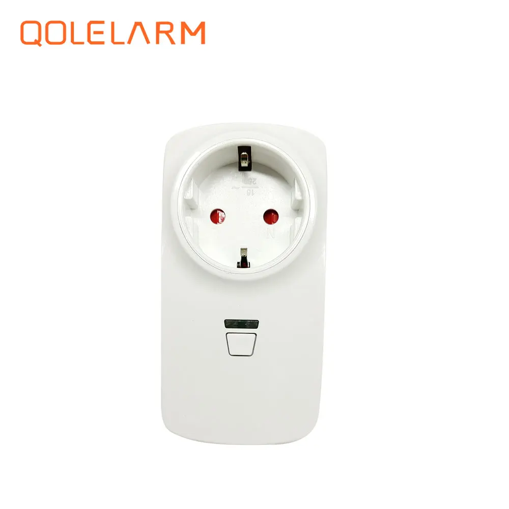 

QOLELARM 433 mhz Wireless smart socket home appliance control for wi-fi gsm alarm system smart home security home automation