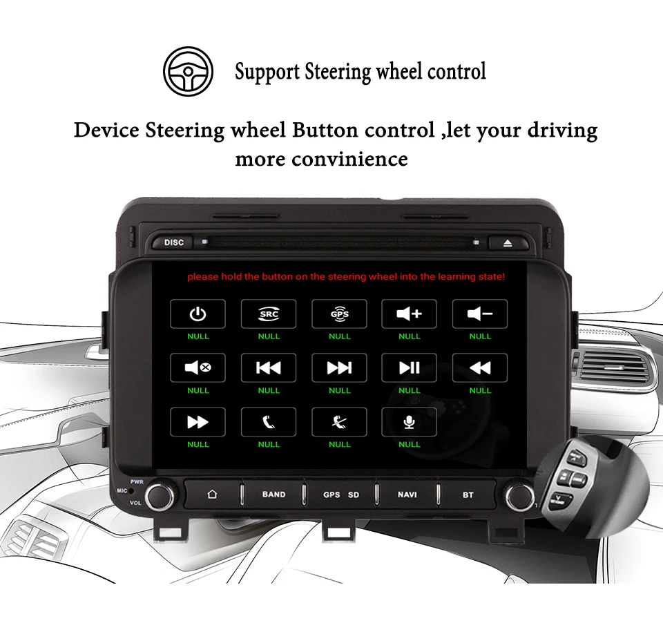 Clearance 4GB+64GB Android 9.0 Car DVD CD Video player headunit For Kia OPTIMA K5 2014+ Gps navi 3/4g lte mirror swc rds bt aux sd usb 4