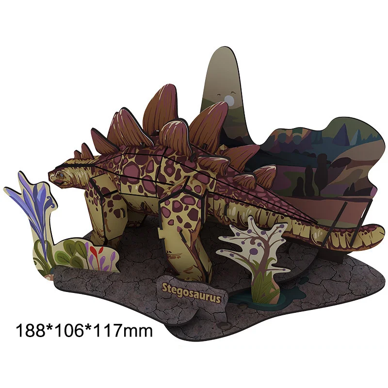 Парк Юрского периода модели динозавр Атлон Птерозавр тираннозавр Трицератопс паззл детский набор головоломки Строительство обучение - Цвет: Have original box