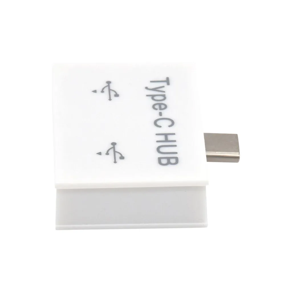2в1 type-C к 2 портовому зарядному хабу адаптер для смартфона type-C/компьютерный разветвитель USB 3,0 USB зарядное устройство
