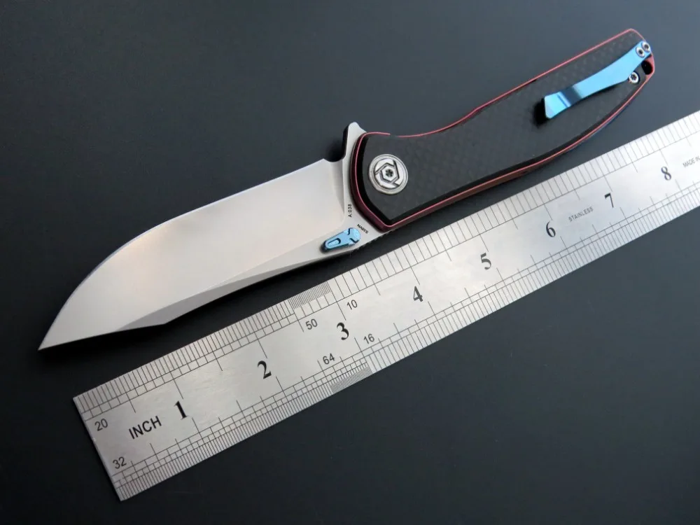 Высокое качество CH3516 Флиппер складной нож S35VN лезвие шарикоподшипник TC4+ CF Ручка Кемпинг Охота карманные Фруктовые Ножи EDC инструмент
