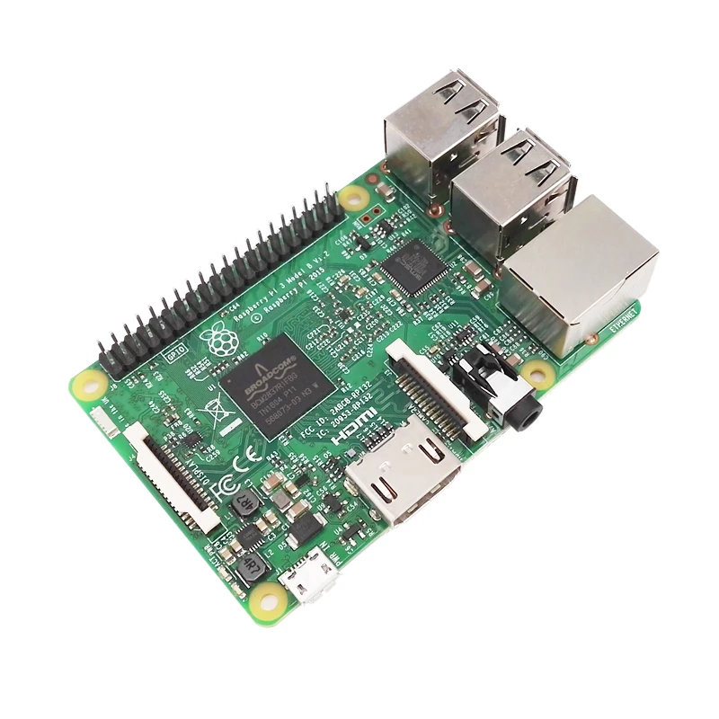 Великобритания сделано Raspberry Pi 3 Model B 1 ГБ ОЗУ четырехъядерный 1,2 ГГц 64 бит процессор WiFi и Bluetooth