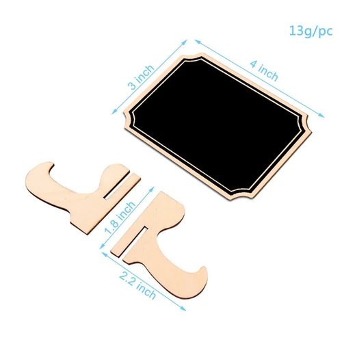5pcs/Lot Inner Corner Wooden mini blackboard For Wedding Party Decorations chalkboards Message board supplies Lahore