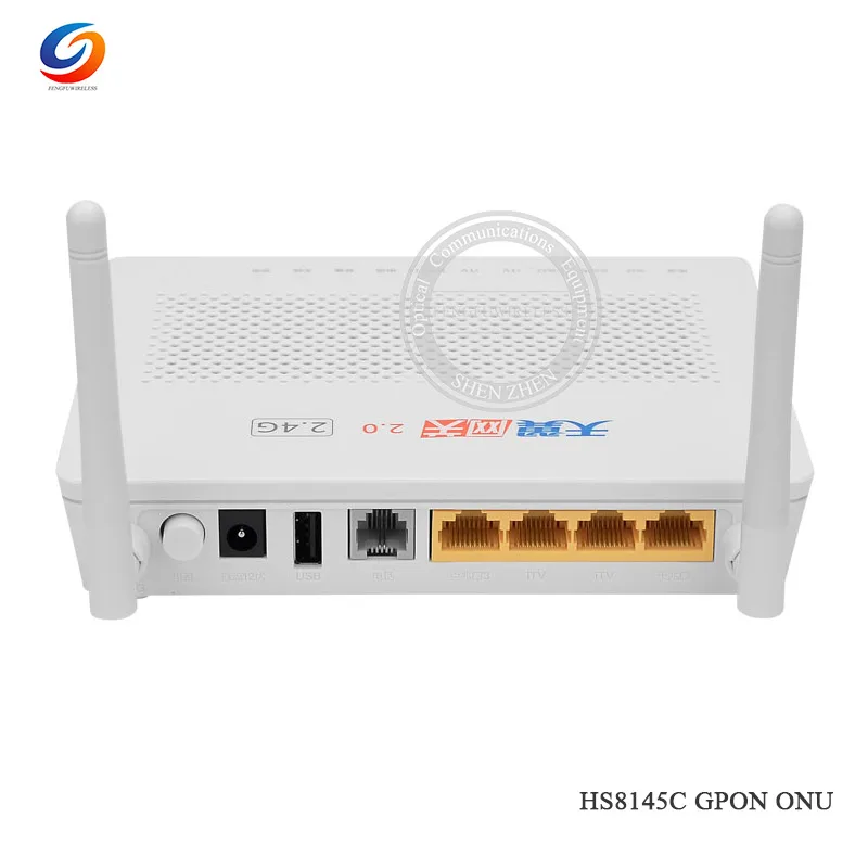 

2019 new Wholesale 50pcs HS8145C GPON EPON ONU ONT FTTH 1GE+3FE+1TEL+WIFI HGU Router Modem Best price