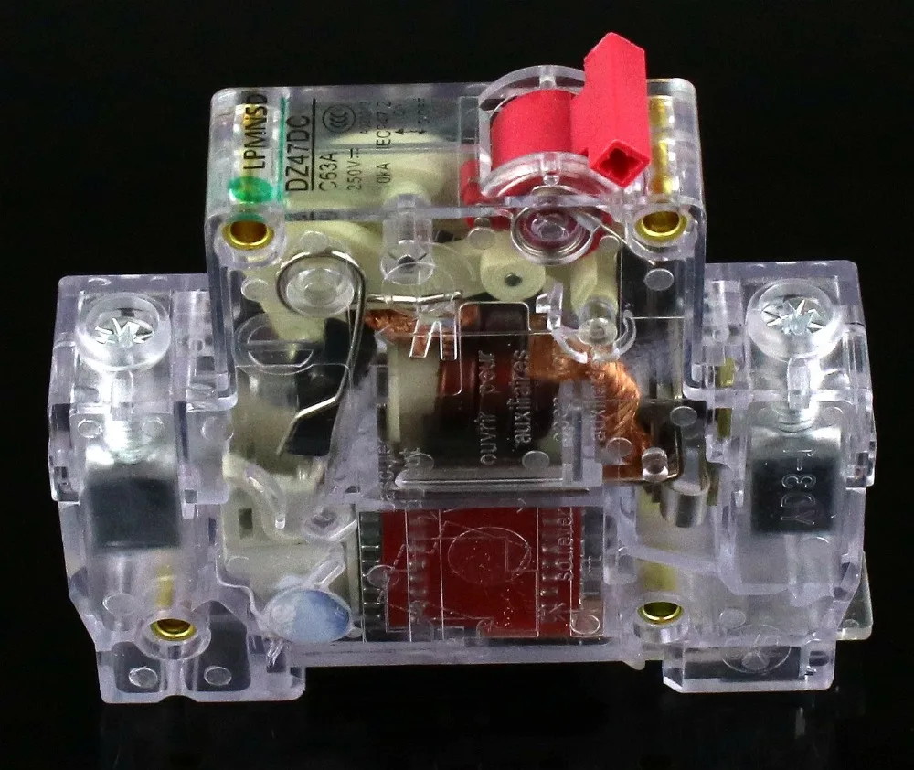 1P 63a 230/400 В ~ Мини автоматический выключатель MCB C45 C Тип AC DC|circuit breaker mcb|mcb typecircuit |