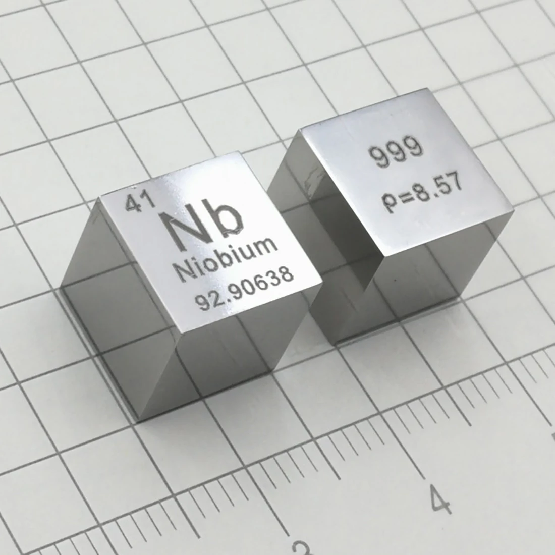 Металлическая зеркальная полировка высокой чистоты 10X10X10 мм ниобиевый куб