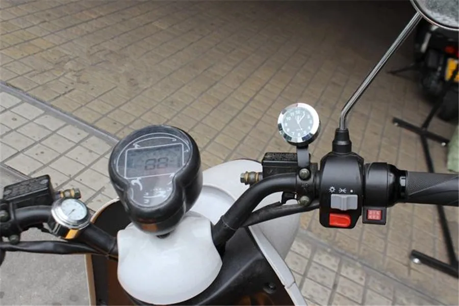 Универсальный велосипед гоночный часы водонепроницаемые мотоциклетные руль 6 мм крепление апертура