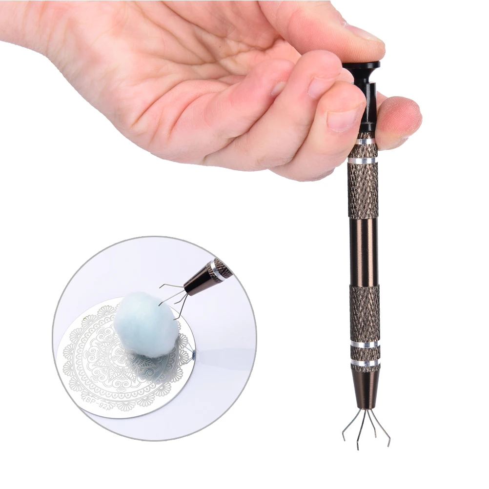 Manicure Saver Cotton Claw Clean Nail Template Claw Nail Stamping