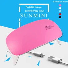 Портативный мини-лампа для ногтей Светодиодный УФ-лампы Micro USB зарядка гель Лаки отверждения машина для дома Применение Nail Art Инструменты ногтей для ламп