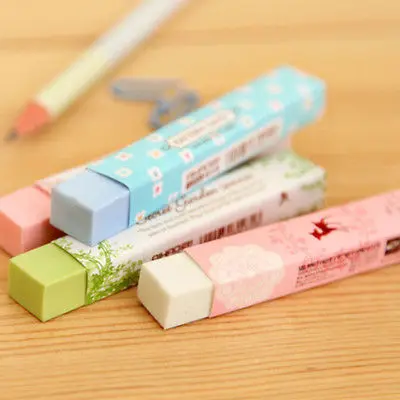 Stationery Supplies Kawaii Cute cartoon Pencil erasers For office sc I8H1 