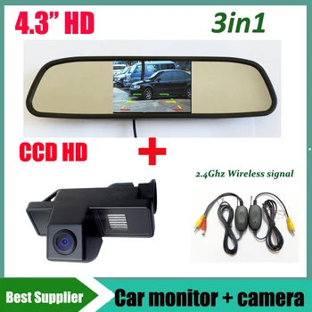 

4.3 Inch Car Rear View Mirror Monitor + 2.4G wireless Signal kit Car rear view parking Camera For Mercedes Benz Vito Viano MPV