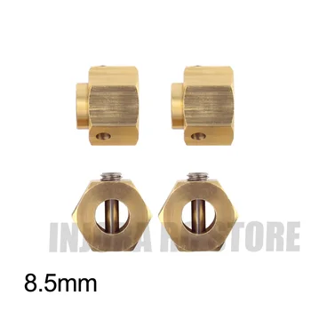 

TRX4 12MM Wheel Hex 5/8.5/10mm Heavier Brass Extended Adapter for 1:10 RC Crawler Traxxas TRX-4