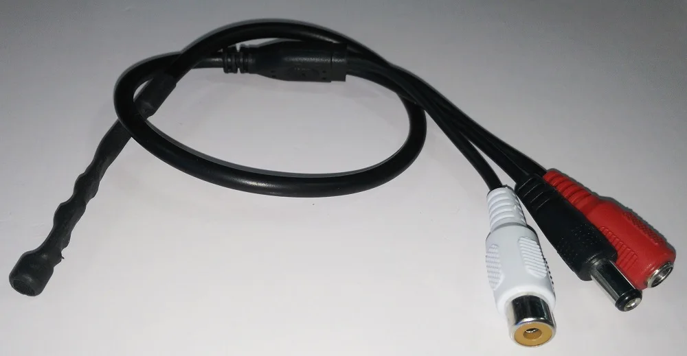 Diske CCTV Audio Mic Microphone Sound Pick-Up Audio For CCTV Camera input For IP Camera input DVR