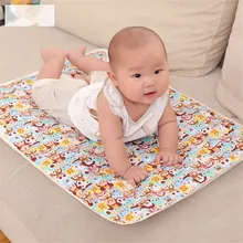 Новорожденный 30x45 см хлопок младенец для детей, EVA водонепроницаемый принт пеленка для кровати пеленания лист коврик покрытие мочи матрас для пеленания