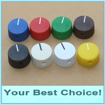 

10pcs/Lot 1/4'' Shaft Effect Pedal Rotary Pointer Knob, 6.35mm Shaft Potentiometer knob
