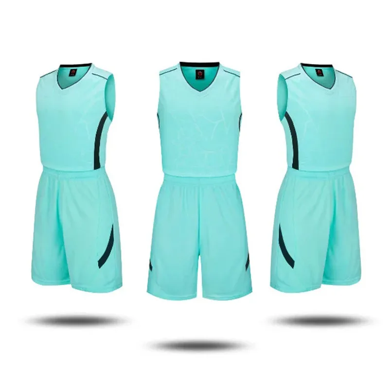 Новые бренды Мужская баскетбольная одежда комплект Джерси Спортивная рубашка баскетбольная тренировочная Джерси костюм дышащая спортивная экипировка