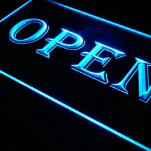 I019 открытые кафе-бар Паб Бизнес светодиодный неоновые световые знаки на переключатель включения/выключения 20+ Цвета 5 размеров