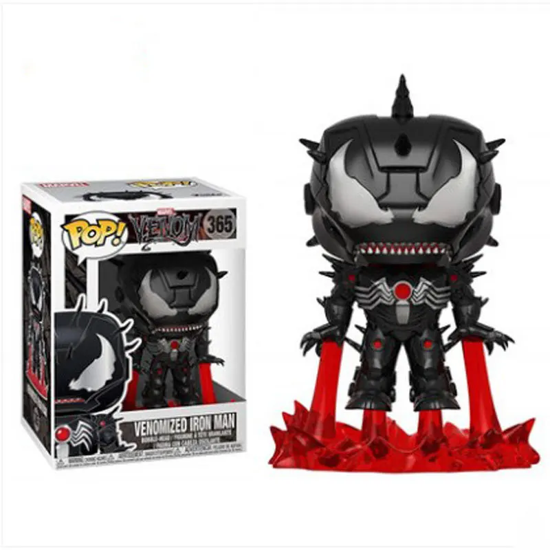 FUNKO POP Новые Мстители: Endgame Carnage Venomized Халк Железный человек Капитан Американский фигурка игрушки для детей Рождественский подарок - Цвет: Зеленый