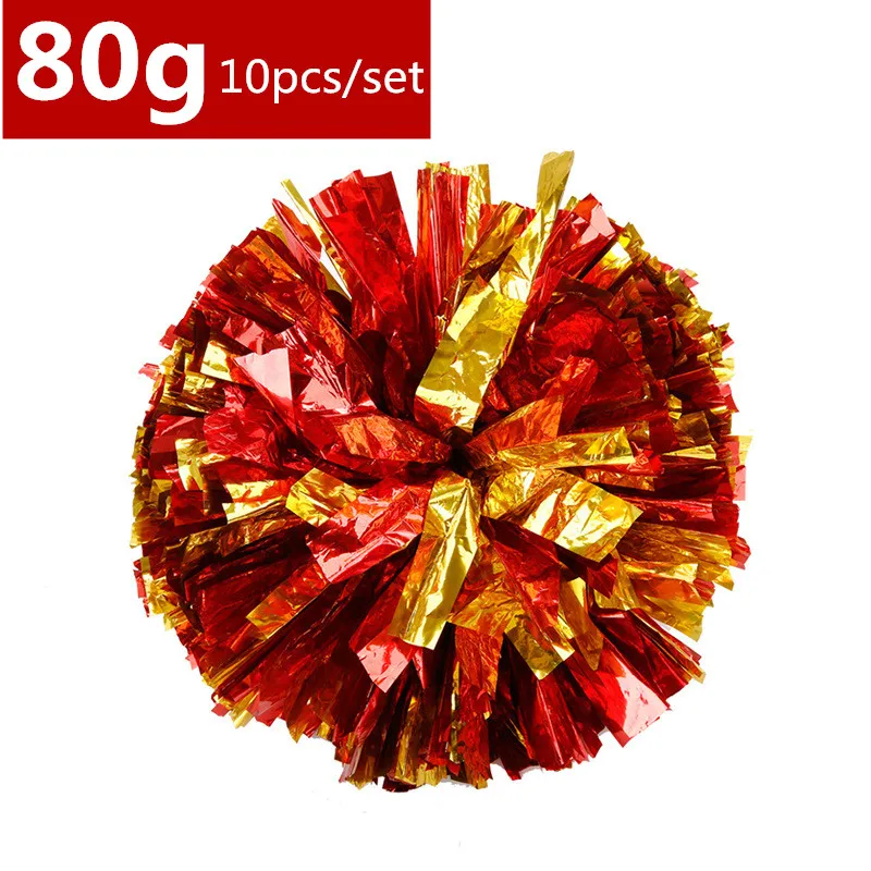 10 قطعة/المجموعة 80 جرام/القطعة الهتاف لوازم التشجيع بوم بومس PVC متعدد الألوان