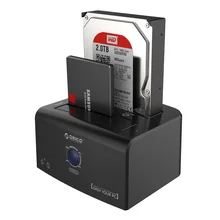 ORICO dual disk hard drive base 2.5 / 3.5 inch external serial port usb3.0 external mobile hard disk box box