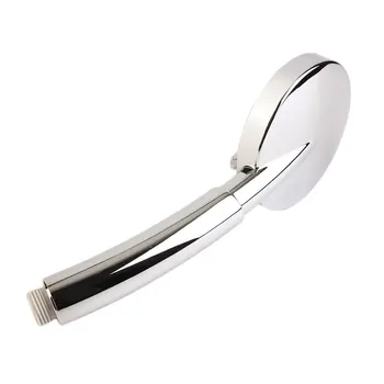 

2017 Hot Sale Universal Durable Stylish Silver Handheld Water-Saving Pressure Rain Shower Head Bathroom SPA Easy to Install