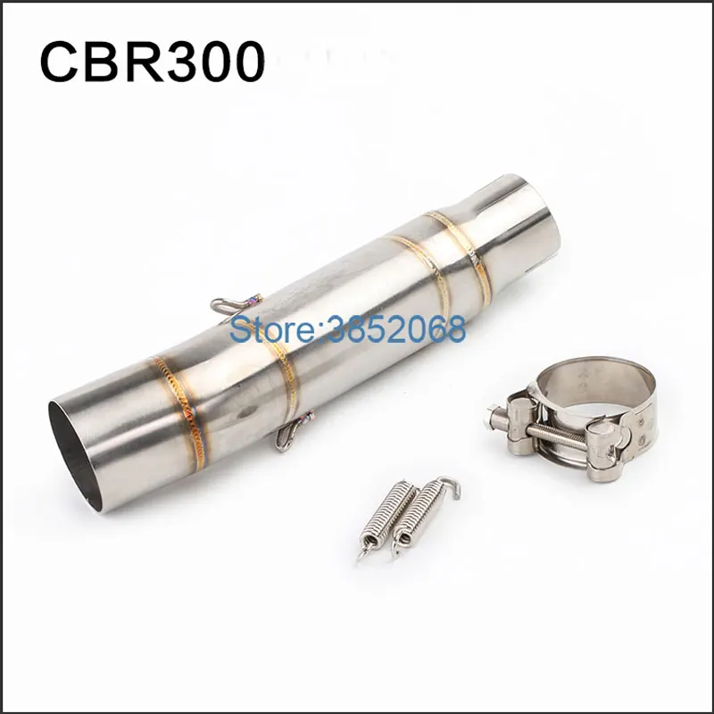 Motorcycle Exhaust Stainless Steel Front Bend Pipe Link Pipe Middle
