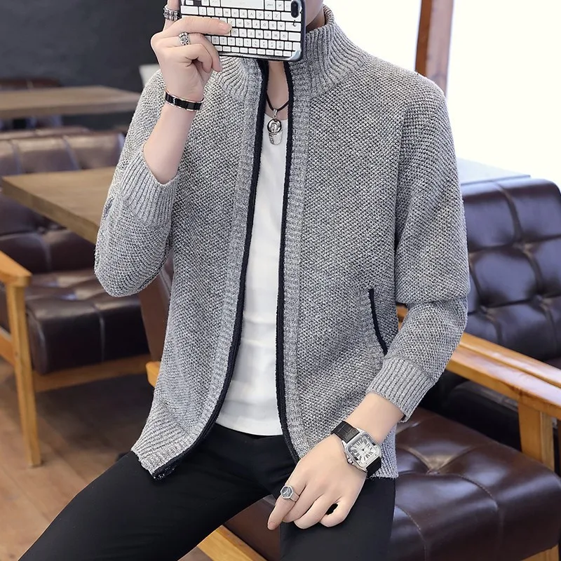 Varsanol 2018 Winter Sweater Men Cardigan Long Sleeve Sweaters Solid Casual Knitted Outwear For Men Clothes New Coats Male 3XL Varsanol 2018 Winter Sweater Men Cardigan Long Sleeve Sweaters Solid Casual Knitted Outwear For Men Clothes New Coats Male 3XL