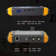 Testeur de vidéosurveillance analogique IV8W HD AHD 5mp, 1080P, 720P, entrée HDMI, VGA, dc 12v, nouveau modèle