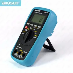 Цифровой мультиметр Авто Диапазон автомобиля метр AC DC Вольт Ампер Multi-function Meter Dwell Angle RPM Pulse Tester ALL SUN EM133A