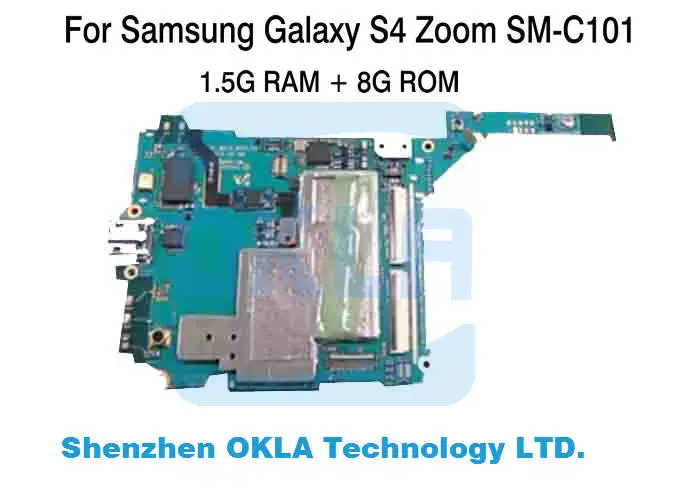 1 шт. для samsung Galaxy S4 Zoom C101 SM-C101 WCDMA 8 Гб Материнская плата замена от оригинального телефона