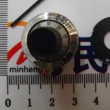 1 шт. 3590S точность шкала многоповоротная Ручка потенциометра(с замком переключателя) 6,35 мм диаметр