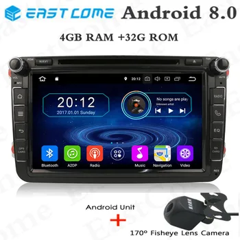 

HD 8"Octa Core 8 Core Android 8.0 Car DVD For VolkswagenPolo Caddy Amarok Beetle Tiguan Golf 4 5 With Radio Bluetooth 4G WiFi