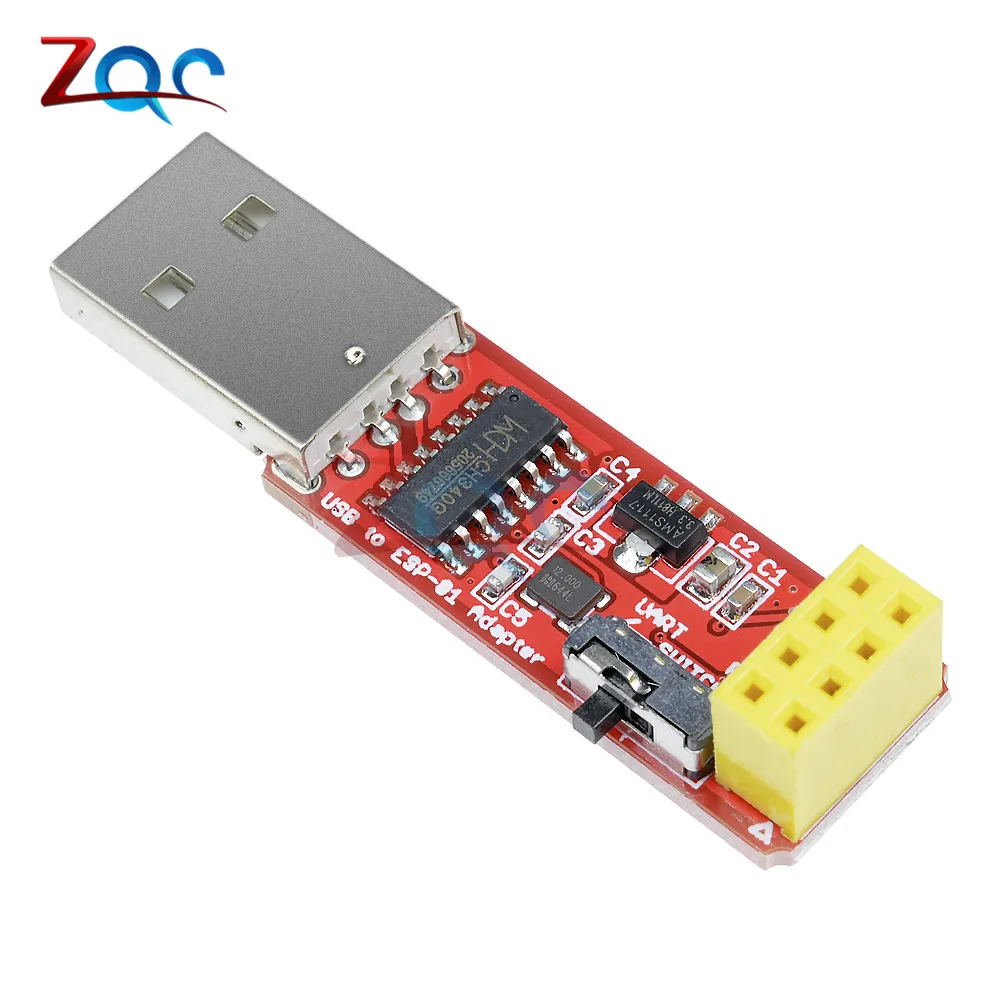 CH340 USB к ESP8266 серийный ESP-01 ESP-01S адаптер беспроводной Wi-Fi плата разработки ESP01 ESP01S программист адаптер модуль