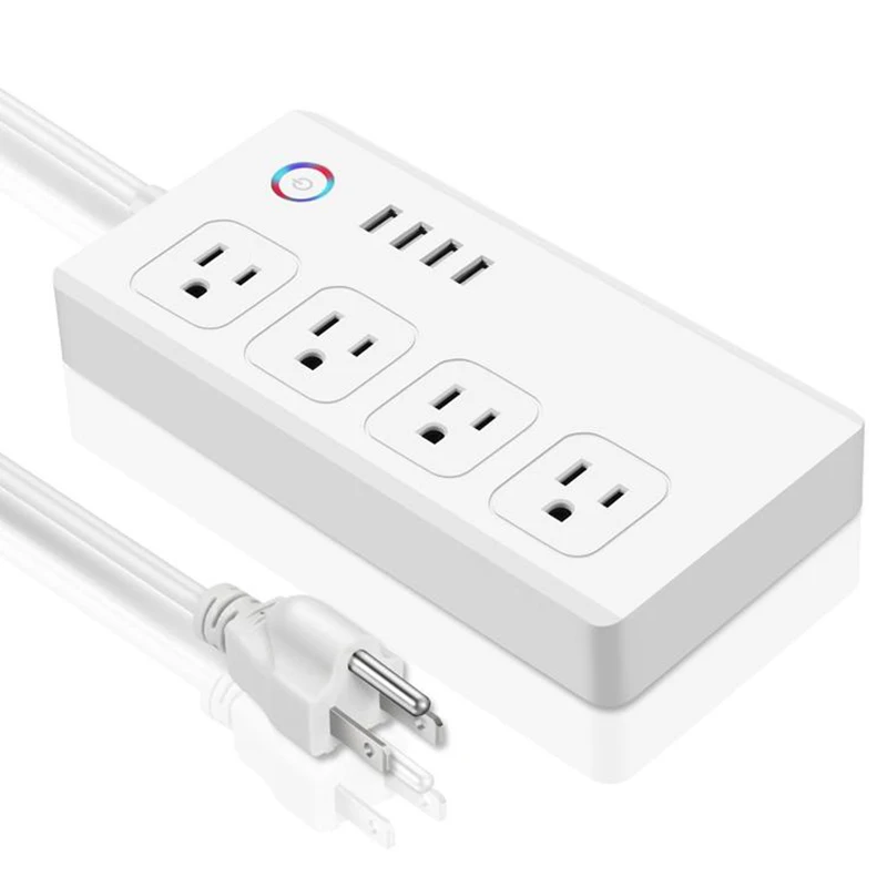 

Xenon WiFi multi plug US power socket outlet smart phone works with Alexa echo and Google Home Assistant Smart Multi Protection