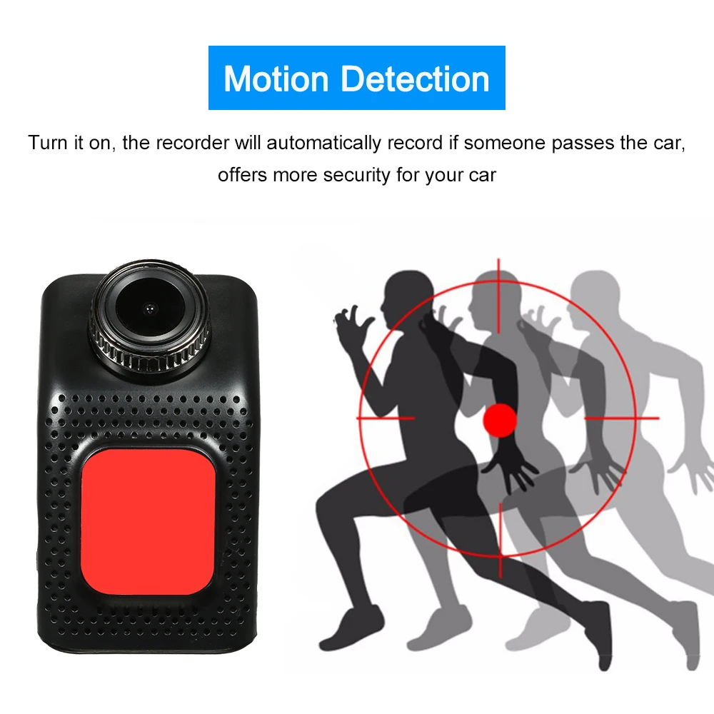 

2.4'' Touch Screen Car Driving Recorder Dash Cam Front and Rear Car Camera Full HD 1080P Support Motion Detection G-sensor