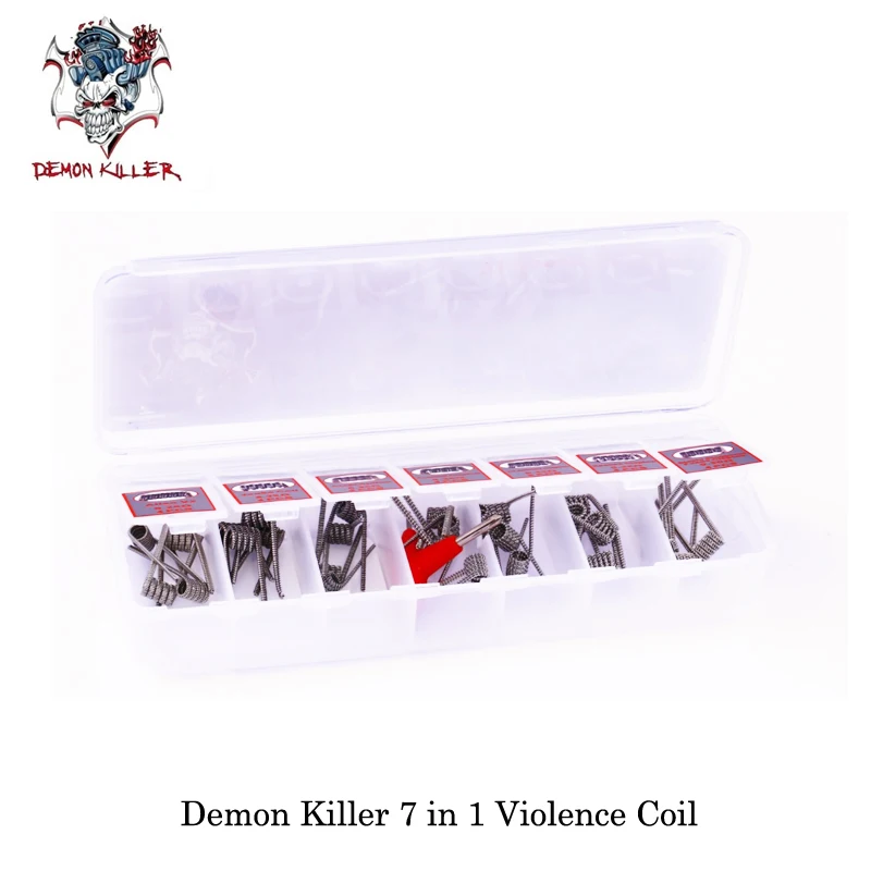 (28pcs/lot) elektronik sigara Vape Demon Killer 7 in 1 Violence Coil For RTA RDA RDTA Tank Atomier vaporizer Base rebuild (28pcs/lot) elektronik sigara Vape Demon Killer 7 in 1 Violence Coil For RTA RDA RDTA Tank Atomier vaporizer Base rebuild