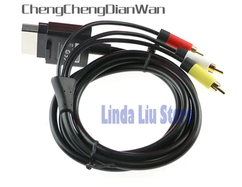 

ChengChengDianWan HD TV Component Composite Audio Video AV Cable Cord for Xbox360 xbox 360 Slim