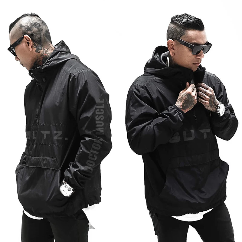 

Thin outdoor sports autumn and winter new Europe and the United States single-layer jacket men's windproof jacket