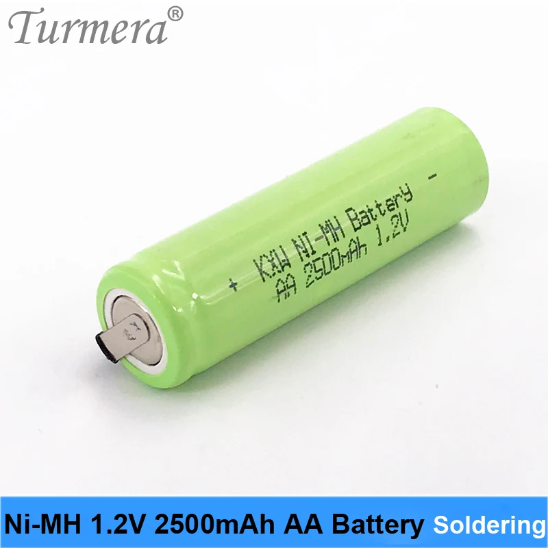 Ni-mh 1,2 V 2.5Ah 2500mah AA батарея для бритья Бритва перезаряжаемая AA батарея костюм для зубной щетки Замена Turmera m14