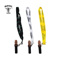 Кончик рта из силикона и дерева HORNET с ремешком для подвешивания, многоразовые мундштук для кальяна, аксессуары для шланга Sheesha Chicha Narguile