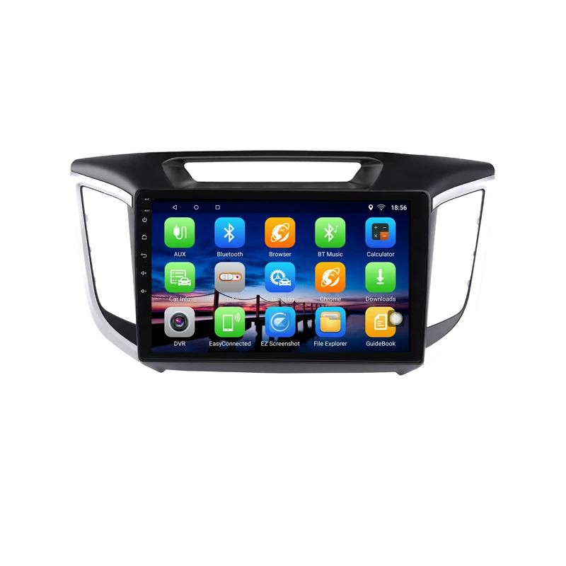 Sale 10.1" 2G RAM 32G ROM Android 2.5D IPS Car DVD Video Player GPS For HYUNDAI IX25 CRETA audio car radio stereo navigation 17